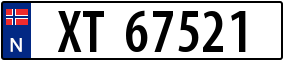 Truck License Plate